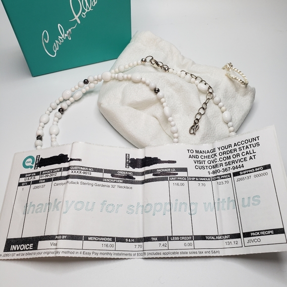 Carolyn Pollack Sterling Gardenia 32" Necklace  - Picture 2 of 14